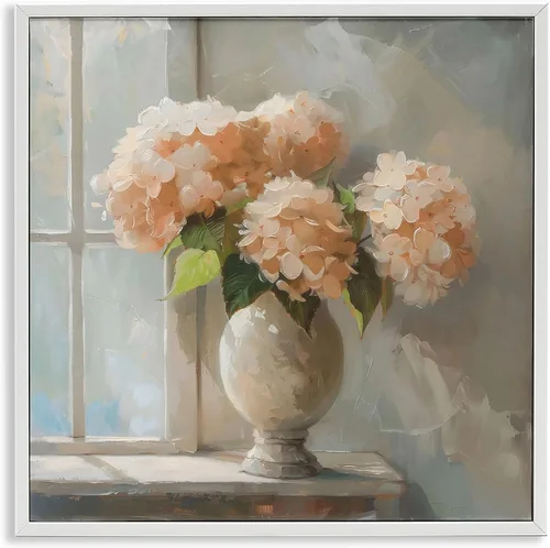 Vista 18 de Spring Floral Dollops' Framed Giclee Art