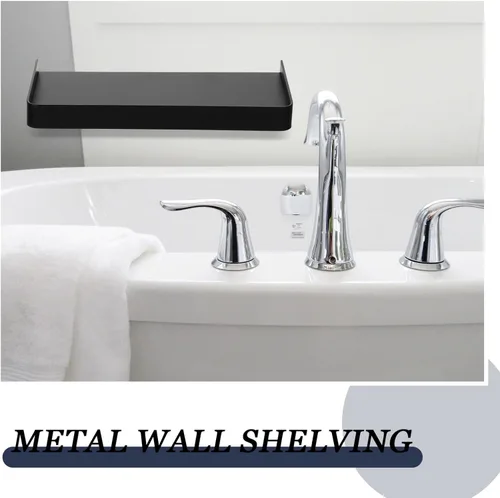 Vista 9 de Cabilock Soporte móvil de acero inoxidable estante de baño estante de pared adhesivo pequeño montado en la pared Soporte adhesivo para teléfono