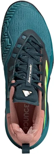 Vista 5 de adidas Zapatillas de tenis Barricade Clay para hombre Fusión ártica/Limón úcido/Wonder Clay
