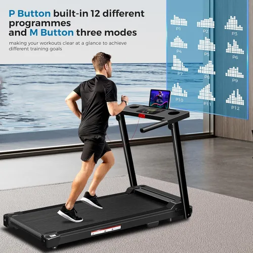 Vista 4 de Aiteid Treadmill with Handles, Small Treadmills for Home, Portable Electric Treadmills for Home 300 lbs Capacity,Walking Pad Treadmill,Lightweight