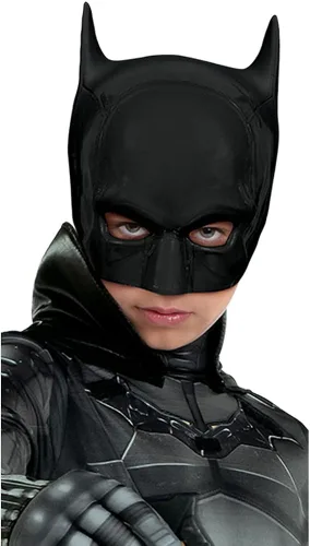 Vista 2 de Party City Batman Costume for Boys, The Batman, Includes Cape, Belt, and Mask