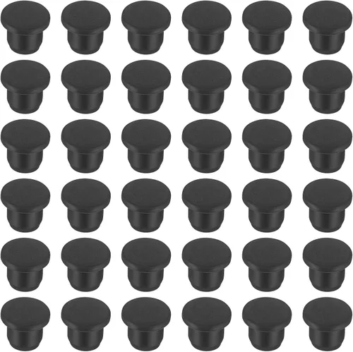 Vista 145 de MECCANIXITY - Tapones de silicona en forma de T (26mm, 1 pulgada de diámetro), color negro