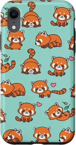 Vista 25 de Cute Funny Kawaii Womens Girls Kids Red Panda Lover Pattern Case for iPhone 17