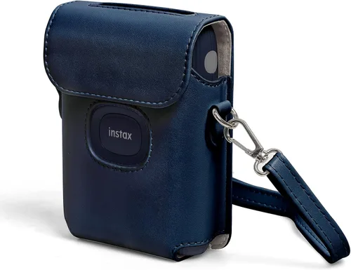 Vista 9 de Rieibi Mini Link 2 - Funda protectora para impresora Fujifilm Instax Mini Link 2, funda de belleza azul con correa para el hombro