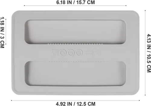 Vista 4 de Angoily Tapa de tostadora para máquina de pan a prueba de polvo, cubierta protectora de cocina para tostadora automática, tapa del hogar, 6.18 x