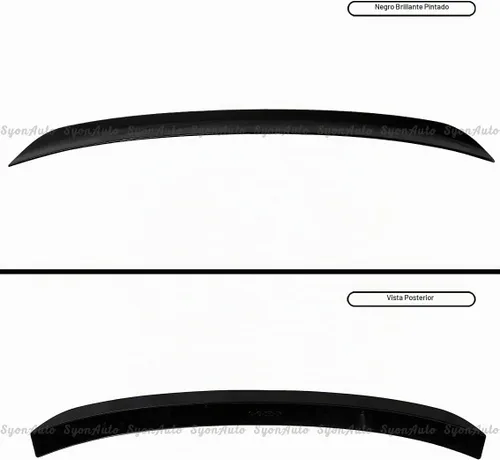 Vista 4 de Se adapta a Dodge Charger 2015-2025 - Tapa de alerón de techo de ventana trasera color negro brillante