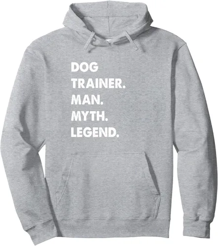 Vista 3 de Dog Trainer Man Myth Legend Pullover Hoodie