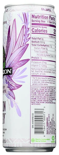 Vista 5 de Sambazon - Bebida energética orgánica baja en calorías de Amazon Acai, 12 onzas líquidas