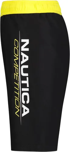 Vista 4 de Nautica Boys' Swim Trunk with UPF 50+ Sun Protection