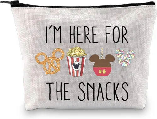 Vista 7 de GJTIM Regalo para amantes de los aperitivos, regalo de vacaciones para la familia, bolsa de viaje I'm Here For The Snacks Crossbody Bag