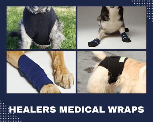 Vista 7 de Healers Botas y vendajes médicos para perros, XS