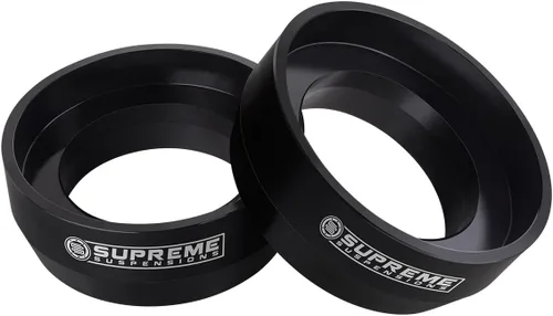Vista 5 de Supreme Suspensions - Kit de elevación delantera y trasera de 2.5 pulgadas con espaciadores de caída diff para Toyota 4Runner 2003-2023 / Toyota FJ