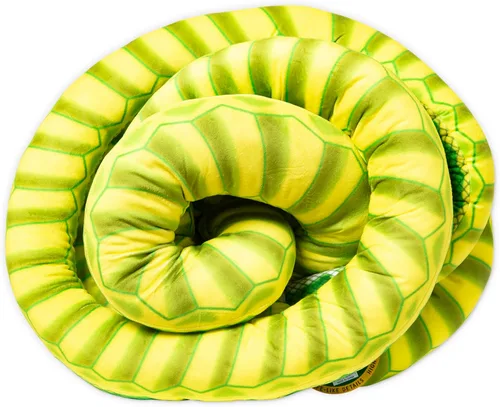 Vista 6 de Melissa & Doug – Gigante Boa Constrictor– Animal de peluche realista serpiente (más de 14 pies de largo)