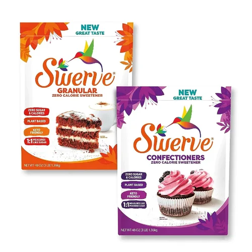 Vista 8 de Endulzante Swerve, paquete de horneado de 12 oz. presentación granular y glas