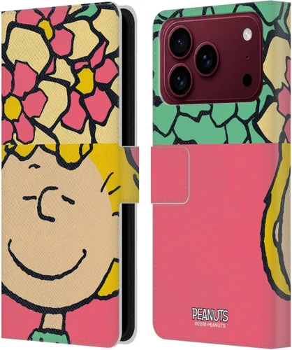 Vista 180 de Head Case Designs Peanuts Charlie & Woodstock Nap Halfs and Laughs - Funda de piel tipo cartera con licencia oficial compatible con Apple iPhone 11
