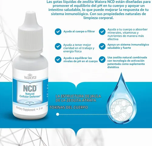 Vista 6 de Suplemento líquido natural de defensa celular (NCD), fórmula mineral y botánica avanzada, bienestar diario inmune y celular, gotas de fácil