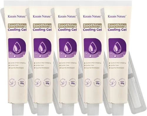 Vista 9 de Gel refrescante calmante para el cuidado de la piel anal, crema para hemorroides para picazón, hinchazón, ardor y alivio de molestias, tubo de 0.7