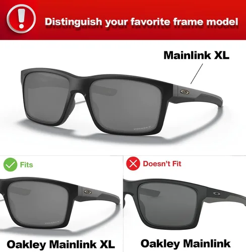 Vista 4 de Lentes Polarizadas De Reemplazo Para Oakley Mainlink XL 2.402 in Gafas De Sol OO9264 - Multicolor