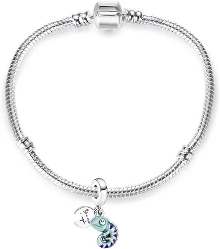Vista 3 de Birth Stone Love Heart Flying House Mom Crown Balloons Smile Children Luchs Charms para pulseras de plata de ley 925, collares, regalos de joyería