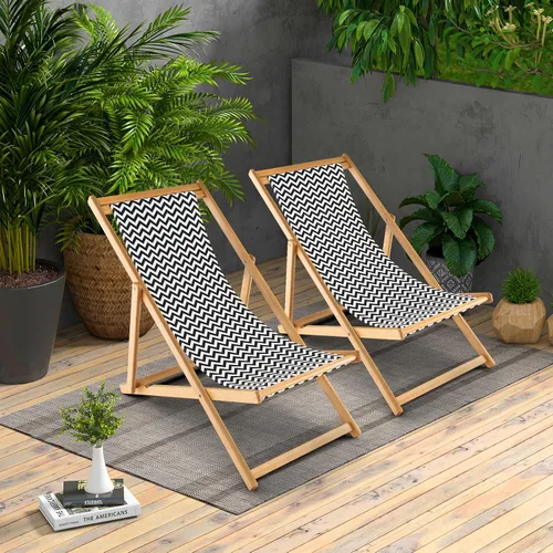 Vista 8 de Giantex Silla de camping plegable para patio – Silla de exterior con 3 posiciones ajustables, lona transpirable, silla de bambú para exterior