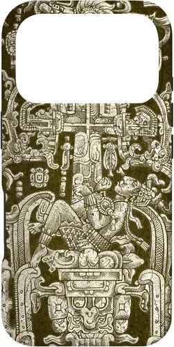 Vista 29 de Funda para iPhone 13 Pro Max King Pakal, viajero en el tiempo maya