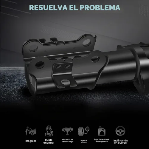 Vista 7 de ECCPP Juego de 2 puntales completos para Volvo XC90, amortiguador delantero para 2003-2014