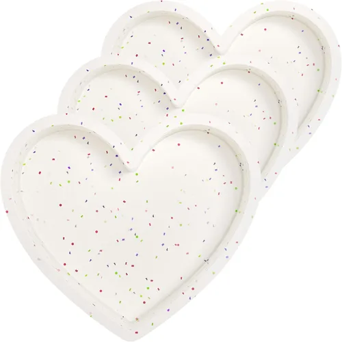 Vista 16 de Moldes de silicona pequeños en forma de corazón de 2 pulgadas para chocolate, caramelo, pastel, jabón (Juego de 2, crema)