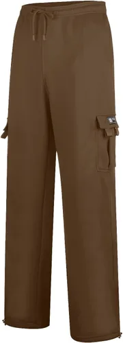Vista 5 de Pantalones de chándal para hombre, leggings de herramientas, pantalones de pierna recta, pantalones de color sólido casual para hombre
