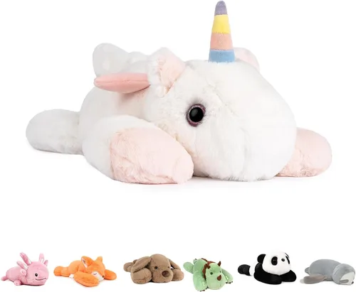 Vista 22 de Niuniu Daddy Oso de peluche con peso de 24" 5 libras, animales de peluche para adultos y niños, juguete de peluche de oso grande, bonita almohada