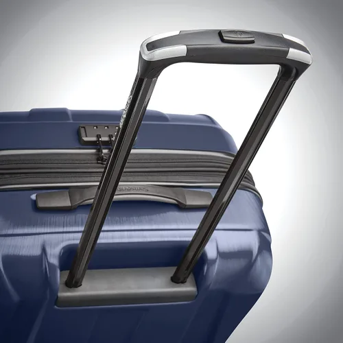 Vista 3 de Samsonite Centric 2 - Equipaje expandible con ruedas giratorias, Azul marino, Centric 2 - Equipaje expandible rígido con ruedas giratorias