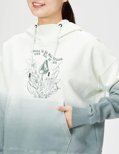 Vista 4 de Volcom Vol Peak - Sudadera de forro polar con capucha para mujer