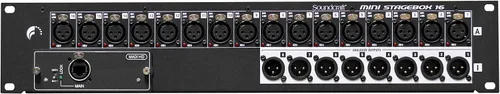 Vista 3 de Soundcraft Caja de escenario digital compacta de 16 canales MSB-16i con E/S controladas a distancia