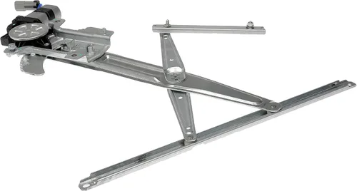 Vista 4 de Dorman 741-014 regulador de vidrio del lado del chofer, delantero, con motor, para Chevrolet, GMC, Isuzu, Lado de conductor (izquierdo), Negro