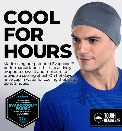 Vista 42 de Forro de casco de refrigeración para hombre, gorra de cráneo de ciclismo, forro de casco de motocicleta