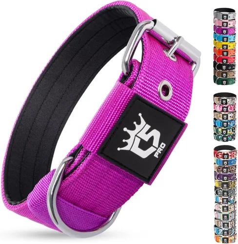 Vista 8 de TSPRO Collar Táctico para Perro de 1.25 Pulgadas de Ancho Collares Gruesos para Perro con Hebilla de Metal de Servicio Pesado, Duradero, Fuerte