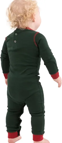 Vista 3 de Lazy One Pijamas de Navidad familiares a juego, pijamas de Navidad a juego con elfo para la familia, camisetas y pantalones para adultos separados
