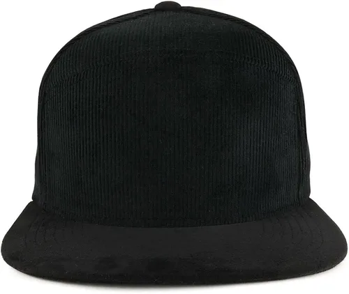 Vista 2 de Trendy Apparel Shop - Gorra de gamuza texturizada con tapa de ajuste a presión