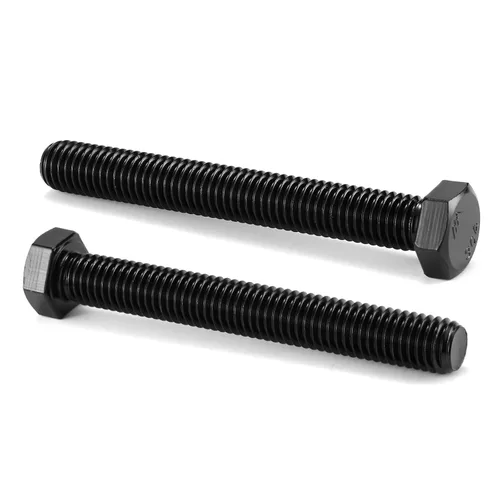 Vista 14 de Tornillo de perno de cabeza hexagonal de 3/8-16 x 1/2", 20 piezas de acero inoxidable 18-8 (304), totalmente roscado, óxido negro por SG TZH