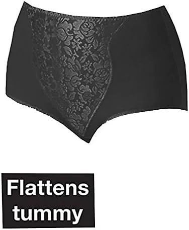 Vista 2 de Bali DFX372 - Calzoncillo de control de luz con encaje para mujer paquete de 2