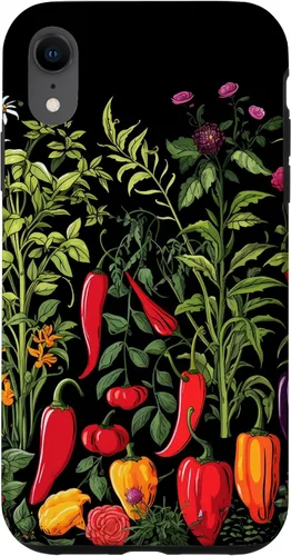 Vista 8 de iPhone 15 Chili Pepper Plants Chillis Garden - Funda de pimienta picante