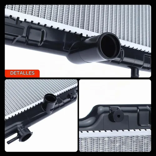 Vista 9 de A-Premium Conjunto de radiador de refrigerante del motor compatible con Nissan Rogue 2008-2013, Rogue Select 2014-2015, X-Trail 2013, L4 2.5L