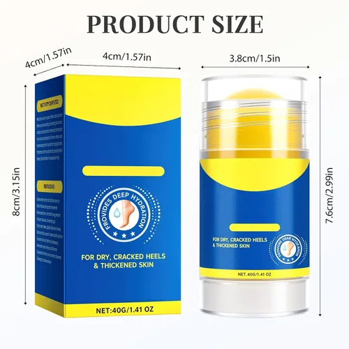 Vista 6 de Crema para Pies Hidratante y Anti-Grietas 60% Urea, 2025 Crema Hidratante Mejorada y Alivio para Grietas y Sequedad en Pies y Manos, Repara e