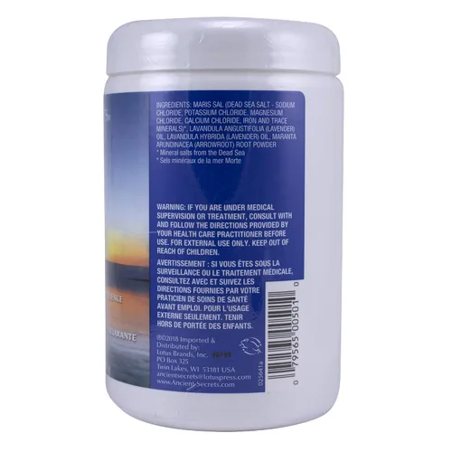Vista 2 de Ancient Secrets Baños minerales, aromaterapia del mar muerto, lavanda, 32 oz (2 libras) 32.03 oz (paquete de 2)