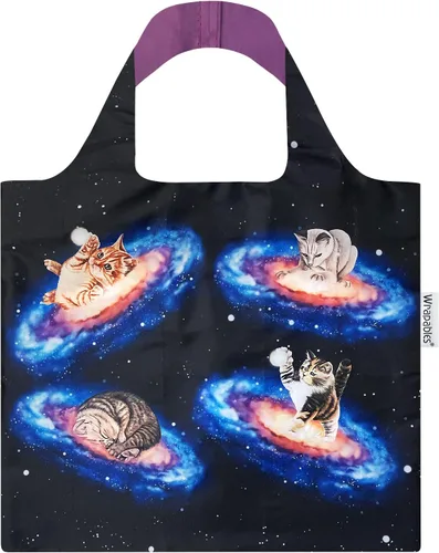 Vista 9 de allydrew Allybag - Bolsa de comestibles plegable y ligera, reutilizable, Abrtract 1