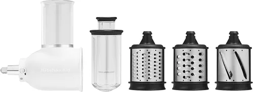 Vista 7 de KitchenAid Artisan Series - Batidora de pie de 5 cuartos de galón con escudo de vertido, color negro imperial y accesorio para trituradora