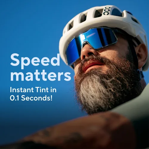 Vista 3 de CHAMELO Falcon Smart Sports Sunglasses with Instant Automatic Tint Adjustment, Solar-Powered, IP68 Waterproof