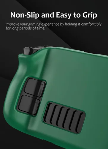Vista 5 de Funda para cubierta de vapor, accesorio protector con caídas, arañazos, polvo, huellas dactilares, manos llenas (verde OD)