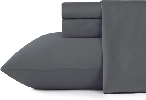 Vista 12 de Shunjie.Home - Juego de sábanas de 100 % algodón para cama individual de 600 hilos, tejido satinado, juego de 3 piezas, bolsillos profundos con Beige