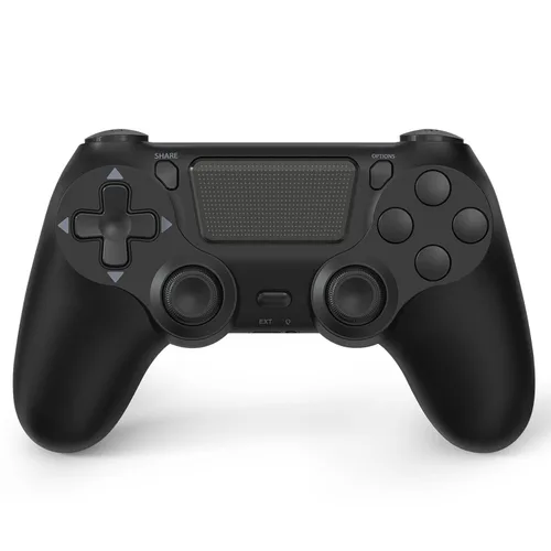 Vista 6 de TIANHOO Controlador inalámbrico compatible con PS4/Pro/Slim, con retroalimentación de vibración, detección de movimiento, panel táctil, barra