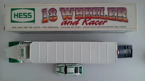 Vista 2 de Hess Truck-18 Wheeler and Racer-1992 [Juguetes y juegos] Regalos navideños